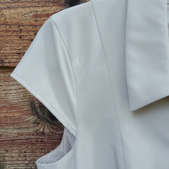 Vince Camuto career 2 tone blk/what dress NWT - Picture 2 of 7